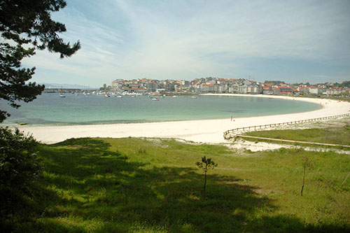 Paseo marítimo en Playa de Baltar, Portonovo